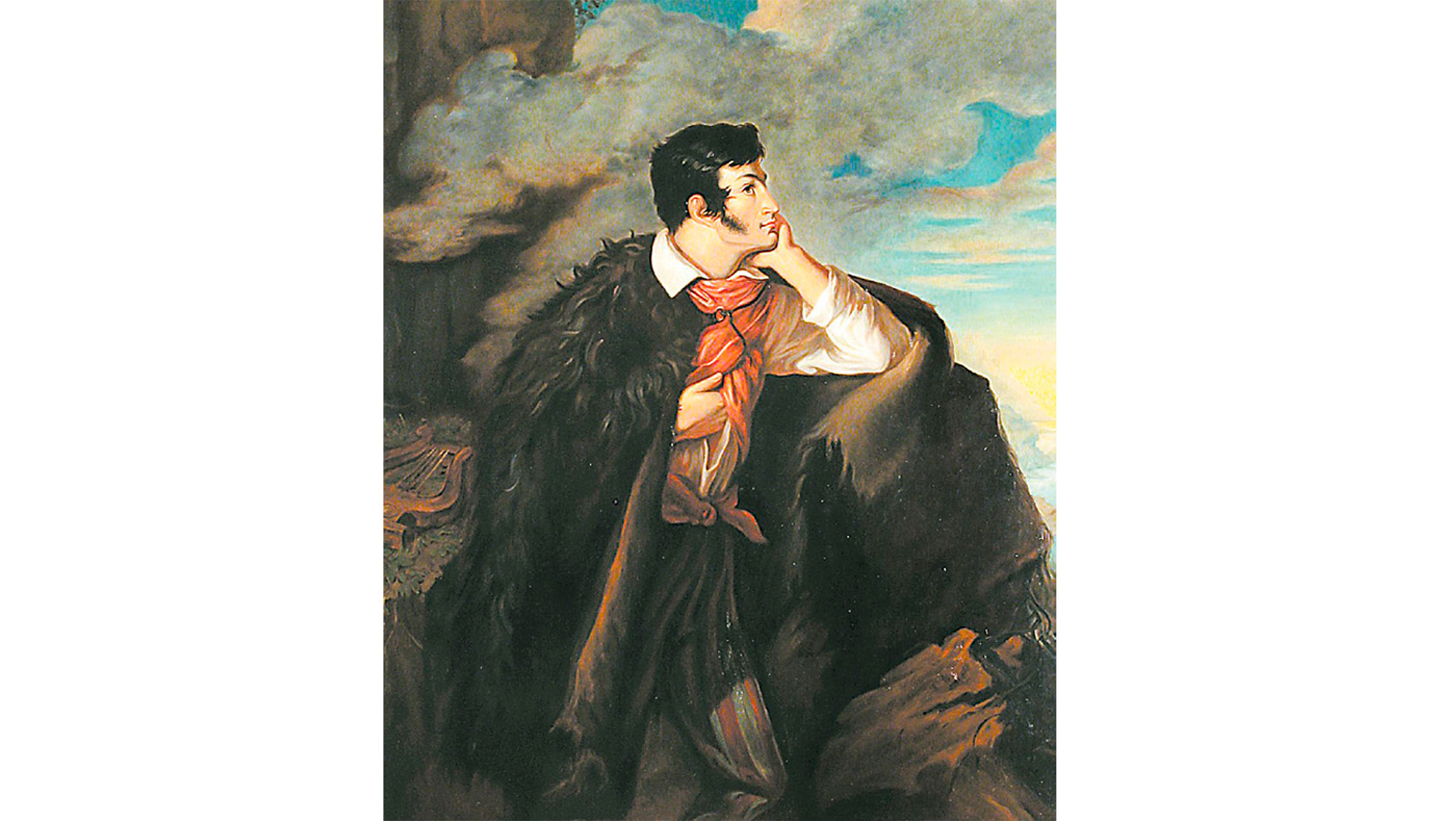 Валентий Ванькович. “Адам Мицкевич на скале Аю-Даг” (1827—1828)