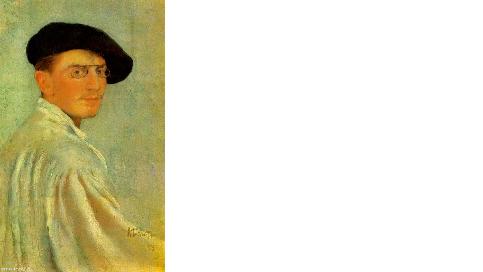 Леон Бакст, автопортрет, конец 19 века